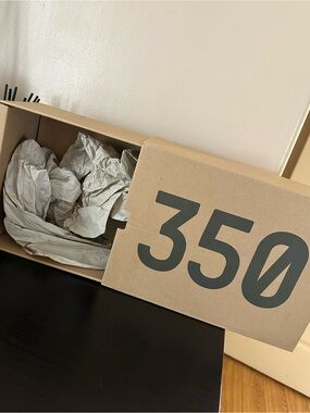 Adidas 350 Cardboard Shoe Storage Box in Kraft Brown